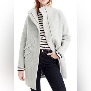 JCrew Cocoon Coat in Italian stadium-cloth wool